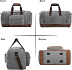 Litvyak Duffle Bag for Travel, Large 60L Canvas Travel Duffel Bags Overnight - Image 6