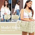 Quilted Travel Duffle Bag Gym Bag - Image 3