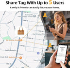 Esky Bluetooth Tracker Tag-4 Pack, Smart Luggage Tracker Compatible - Image 6