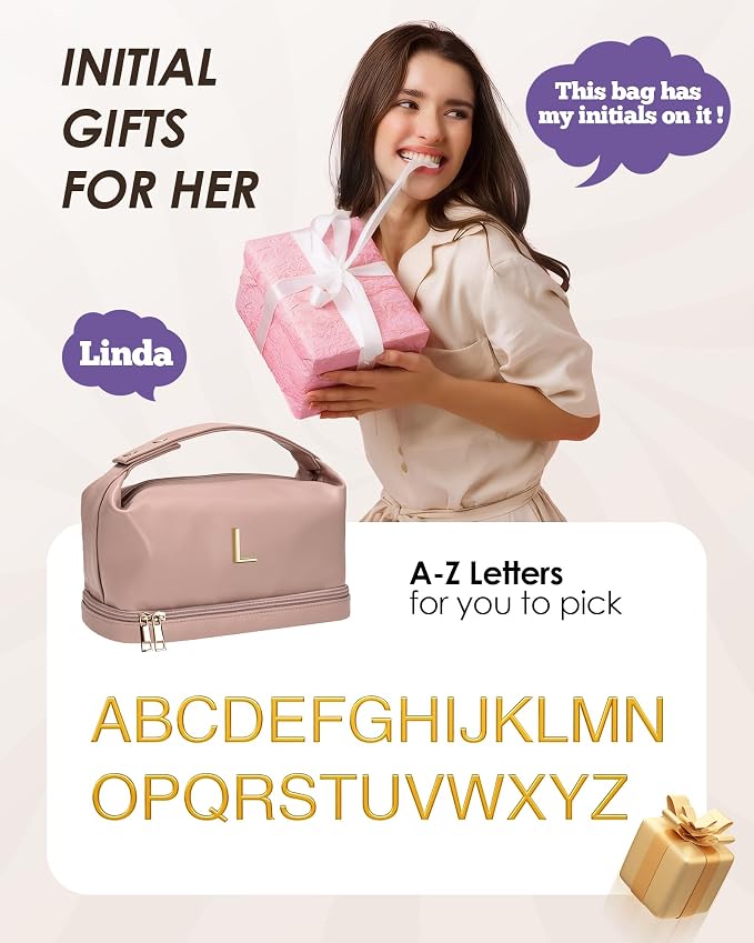 Birthday Gifts for Women, Personalized Makeup Bag - Image 7