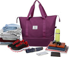 NPBAG Women Travel Duffel, Gym Workout Overnight Bag, Mommy Hospital Bag - Image 3