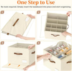 Shoe Organizer for Closet, 2 Pack Shoe Organizer - Image 7