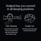 Nodpod Gentle Pressure Sleep Mask | Patented Light Blocking Design - Image 5