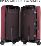 Transparent PVC Suitcase Cover, No Disassembly Required Clear Luggage Protector - Image 2