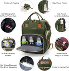 Diaper Bag with Changing Station, Waterproof 3 in 1 Baby Diaper Backpack with - Image 3