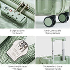 Hanke Luggage Sets 2 piece Carry On Luggage - Image 4