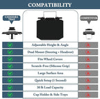 2-in-1 Car Steering Wheel Tray & Back Seat Table - Image 8
