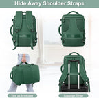 Travel laptop Backpack for Women, Personal Item Size Flight Approved, 16 Inch - Image 5