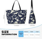 Beach Bag for Women Beach Tote Bag Waterproof Sandproof Large Bags - Image 4