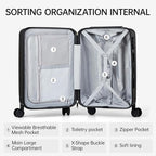 MILADA 2 Piece Luggage Sets - Image 6