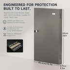 96 Key Lock Box, Key Cabinet Organizer, Key Safe Security Storage Lockbox Holder - Image 2