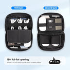LENTION Electronics Organizer, Tech Organizer Travel Case, Tech Pouch, Cable Bag - Image 6