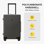 LEVEL8 Elegance Carry-on Suitcase, 20 Inch Carry on Luggage, Hardside Large - Image 4