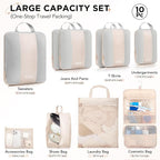 10 Set Compression Packing Cubes - Image 2