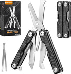 BIBURY Mini Keychain Multitool Scissors B12062B, 9 in 1 Multitool EDC Scissors - Image 9