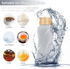 Collapsible Water Bottles 2 Pack, Leak Proof, Reuseable BPA Free Silicone - Image 4