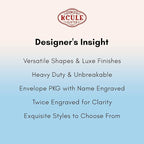 Customized Stainless Steel Luggage Tags: Personalize Your Suitcases, and Bags - Image 7