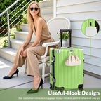 Krute Luggage 24 Inch Aluminum Frame Zipperless Suitcase - Image 8