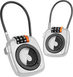Compatible with Apple AirTag Secure Lock with Wire Cable, 3-Digit Combination by TUXON