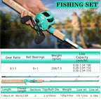 Sougayilang Fishing Rod and Reel Combo, 2-Piece 5-Foot 6-Inch Graphite & - Image 4