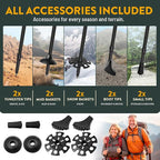 Premium Foldable Hiking Poles by USA Brand - Image 8