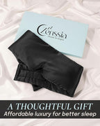 Zenssia Satin Sleep Mask for Women and Men, Lightweight Padded Eye Mask - Image 6