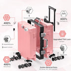 Krute Carry On Luggage 20 inch Aluminum Frame Suitcase - Image 3