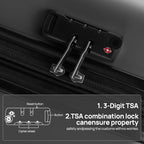 Carry on Luggage 22 X 14 X 9 Airline Approved, 20 Inch Luggage - Image 6