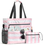 G4Free Beach Bag, Waterproof Sandproof Beach Tote Bag, Large Capacity Foldable by G4Free