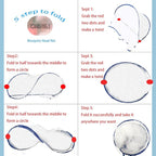 CMINGJ Portable Mosquito Head Net Foldable Pop-Up Travel Essentials Mosquito Net - Image 7