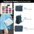 ili New York Genuine Leather Crossbody Bags - Image 2