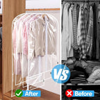 BALEINE 40'' Clear Garment Bags, 2 Packs PEVA Dress Bag - Image 6