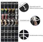 35 Pockets Over the Door Shoe Organizer, Hanging Shoe Organizer - Image 5