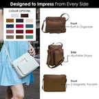 ili New York Genuine Leather Crossbody Bags - Image 2