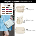 ili New York Genuine Leather Crossbody Bags - Image 3