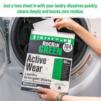 Rockin' Green Active Wear Travel Laundry Detergent Sheets Unscented - Image 4