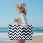Becokan Beach Bag Large Beach Tote Bag - Image 6