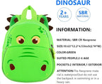 JiePai Dinosaur Toddler Backpack Hippo Kids Backpack Waterproof Cartoon - Image 6
