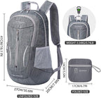 ZOMAKE 25L Ultra Lightweight Packable Backpack, Foldable Hiking Backpacks Water - Image 2