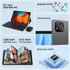 Tablet, Android 14 Tablet with 12GB RAM 64GB ROM, Octa-Core Processor Tablets - Image 2