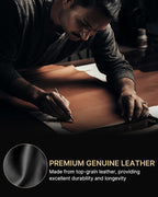 typecase Mens Wallet Card Holder: Pop Up Aluminum Case, Genuine Leather - Image 7