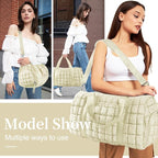 Quilted Travel Duffle Bag Gym Bag - Image 6