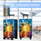 Luggage Cover Washable Suitcase Protector Anti-scratch Suitcase cover Fits - Image 5