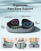 HUANUO Seat Cushion for Office Chair, Extra Large Memory Foam Cushion for - Image 3