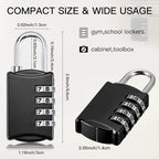 40 Pcs 4 Digit Combination Locks Combination Padlock Luggage Number Locks - Image 2