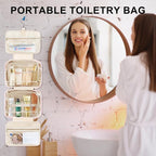 TOPEAST Travel Hanging Toiletry Bag Initial Makeup Bag - Image 5