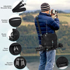 RAINSMORE Camera Bag, DSLR/SLR/Mirrorless Camera Case - Image 6