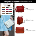 ili New York Genuine Leather Crossbody Bags - Image 2