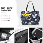 Beach Bag for Women Beach Tote Bag Waterproof Sandproof Large Bags - Image 3