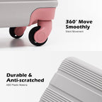 LONG VACATION 3 Piece Carry On Luggage 20 Inch Suitcase - Image 3